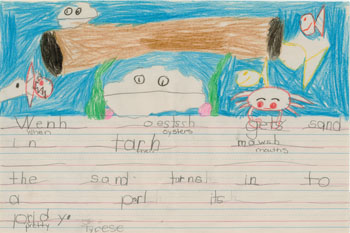 Kindergarten Writing Example 3